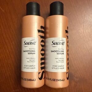 Suave Smooth anti frizz smoothing serum 4.75 oz. Set of 2.
